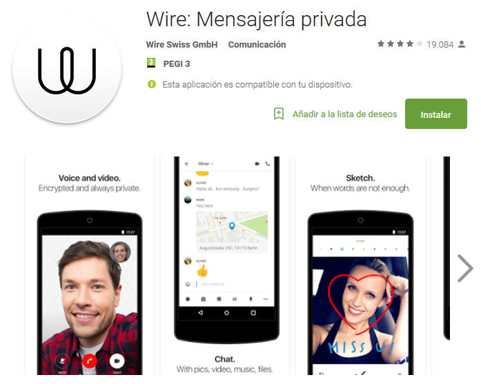 Wire app