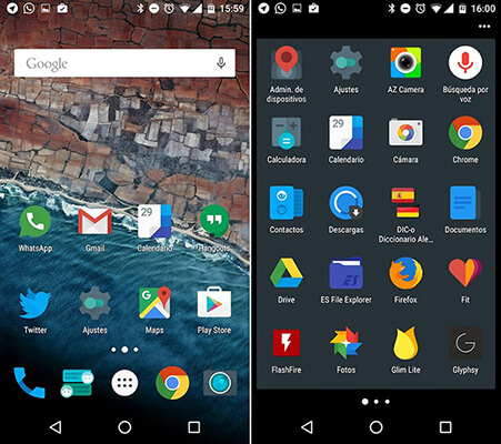 Iconos adaptables en Android 8.0