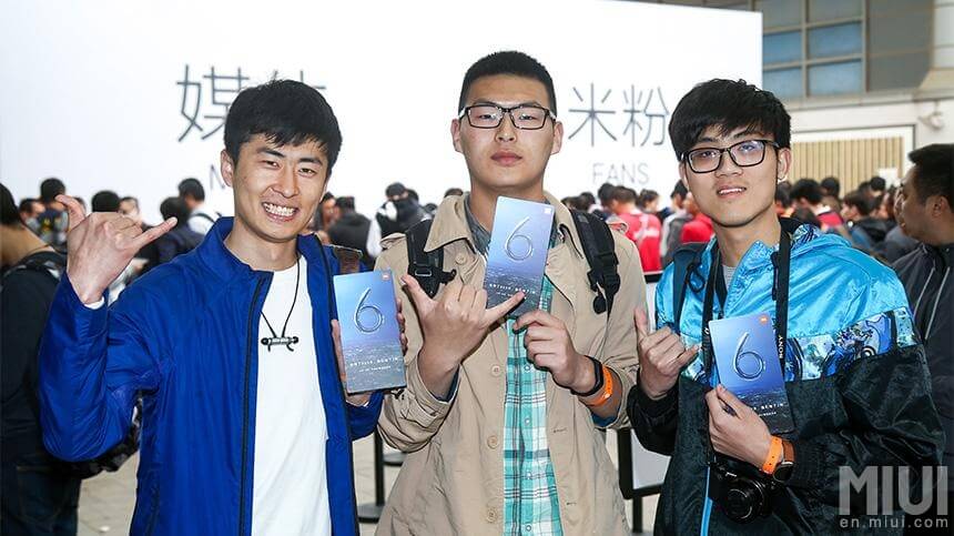 Presentación del Xiaomi Mi 6 en China
