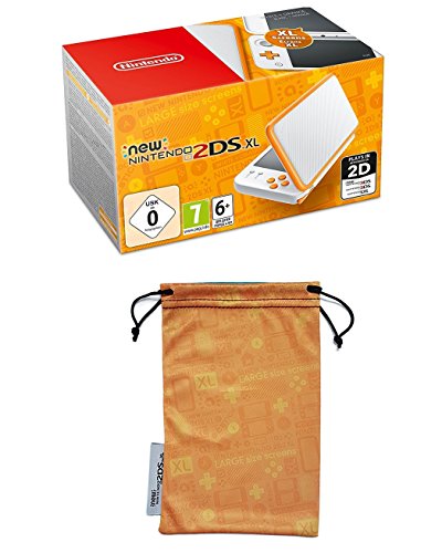 New Nintendo 2DS XL (blanco y naranja)