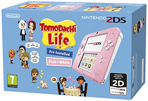 Nintendo 2DS (rosa y blanca) + Tomodachi Life