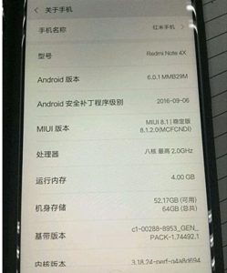 Características del Xiaomi Redmi Note 4X o Pro