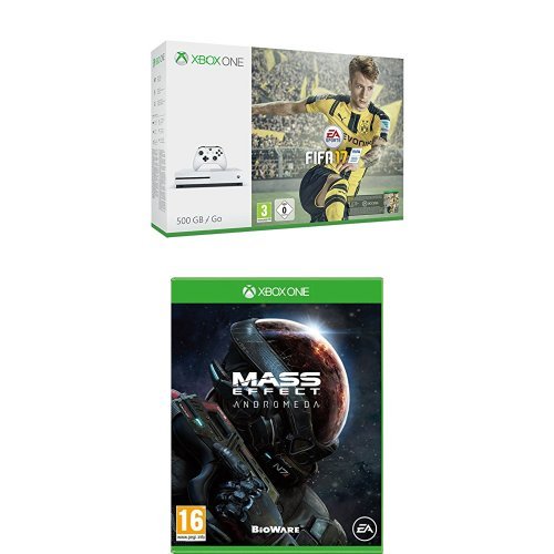 Xbox One - Pack Consola B + FIFA 17 + Mass Effect: AndrómedaS 500 G