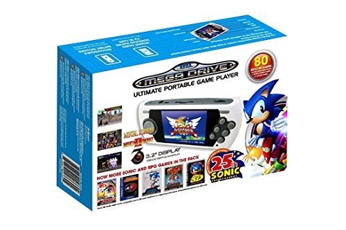 AT-Games - Consola Retro Mega Drive Portátil, Edición Sonic 25 Aniversario