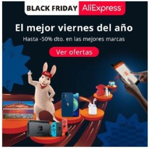 mira ofertas del Black Friday de Aliexpress