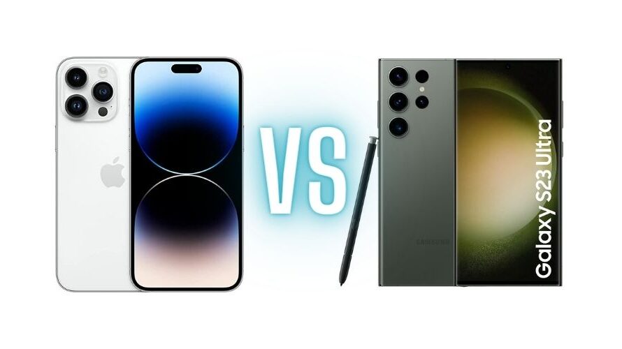 Comparativa entre el Samsung S23 Ultra y el Iphone 14 Pro Max