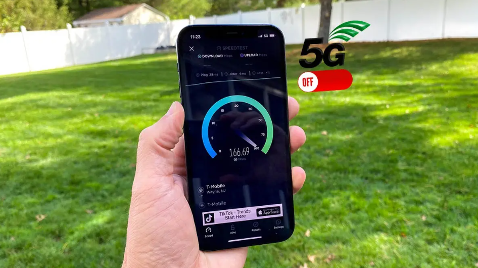 conexión 5G ahorrando batería